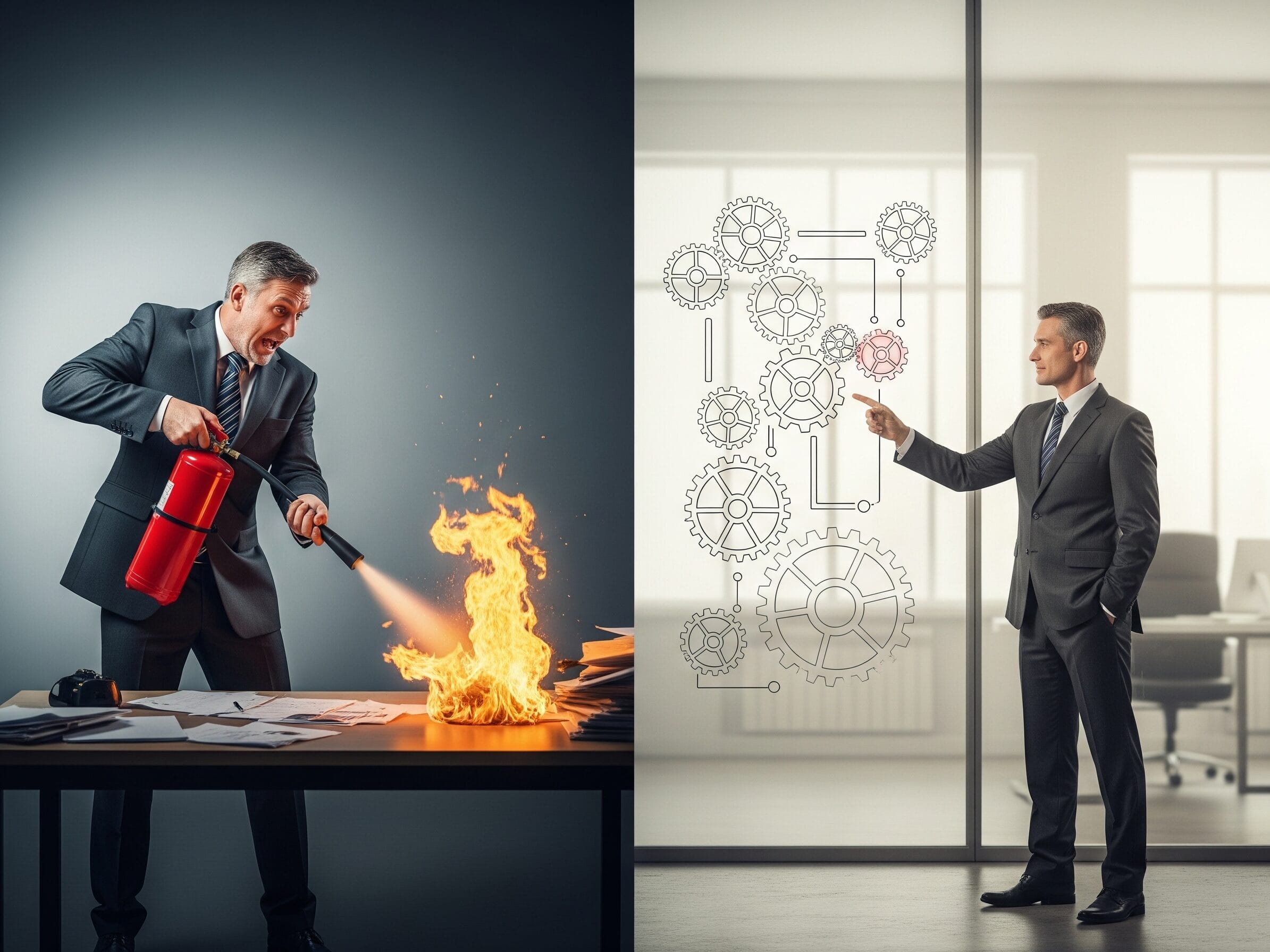 Apagando fuegos o resolviendo problemas