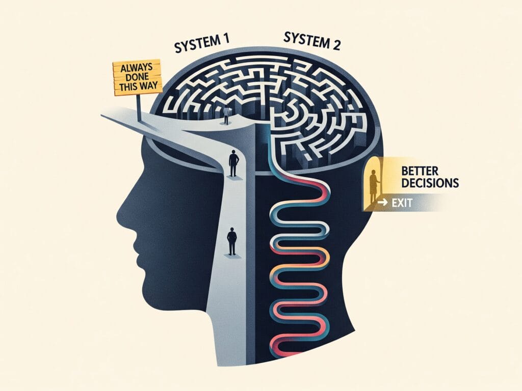 Más allá del «Siempre se ha hecho así»: Desmontando sesgos cognitivos para tomar mejores decisiones.